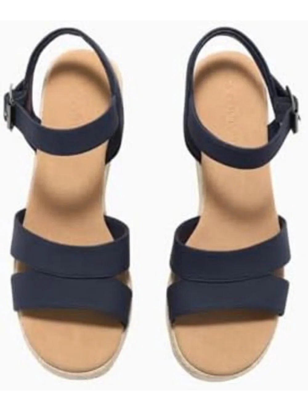 Stylish Women's Wedge Platform Sandals - Espadrille Heels, Open Toe, Ankle Strap